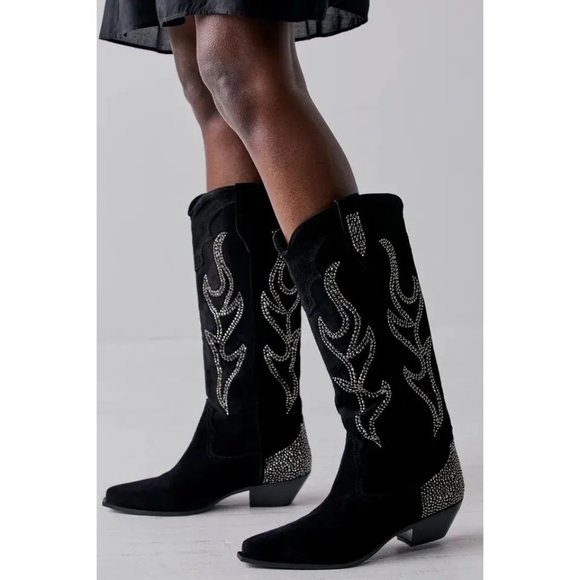 Free People Nashville Nights Boots Black Size 36
